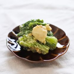 2022.03.07 ほろ苦い春の味、菜の花と卵のサラダ【ごとうめしレシピ】