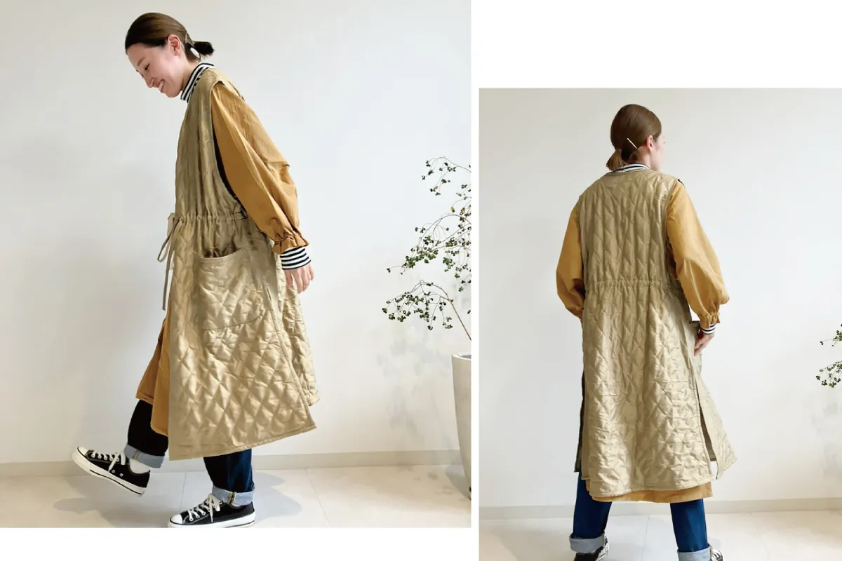 aruciコラボ ハカマエプロン レッド<寄付チケット￥800付&gt