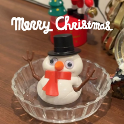 雪だるまを何度も作ってたのしもう❄️