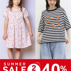 ★あす7/16より2点で40%OFF★夏物レディース&夏物キッズセール★